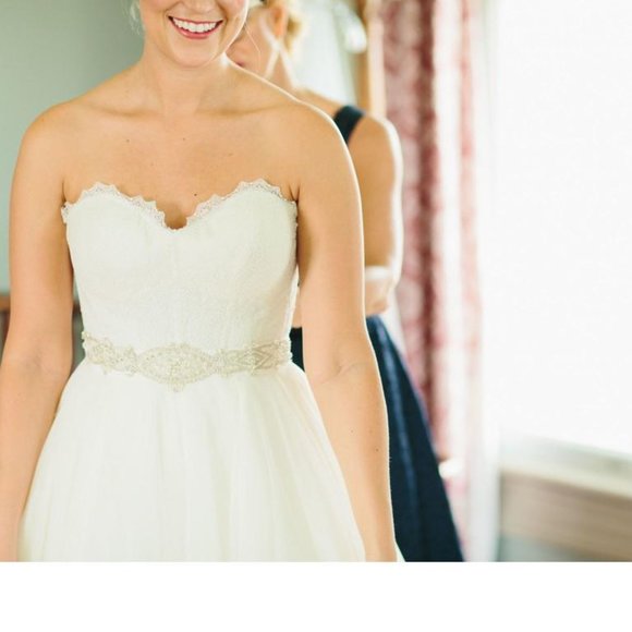 BHLDN Watters Carina Corset Top Wedding Size 2 - Picture 10 of 16